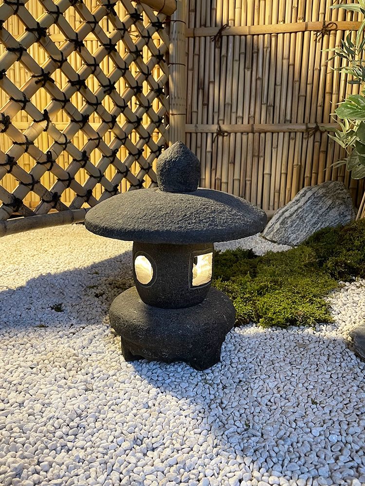 석등 조경 장식품 가든 장식 연못 야외 조형물 일본식 높이 35cm 유선모델 A - 상세 이미지 2