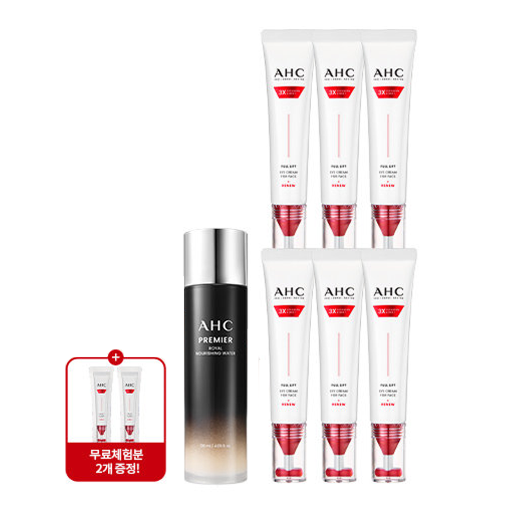 AHC 아이크림 시즌14 풀리프트 T괄사 리프팅 40ml 6개+너리싱 워터+1ml 2개 - 상품 이미지