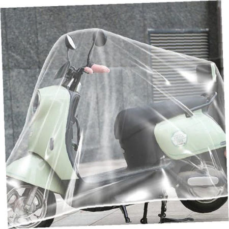 이륜차 보호 커버 1p 일회용 투명 비닐 방수 덮개 자전거 오토바이 야외 주차