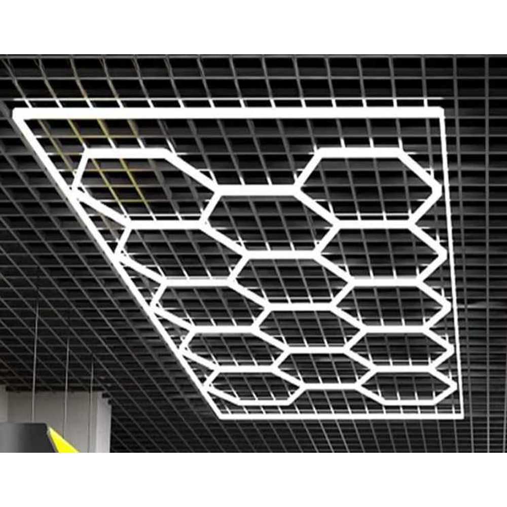 세차장 조명 LED 화살표 천정등 샵 천장 광택 튜닝샵 2.4x4.8m 680W - 상품 이미지