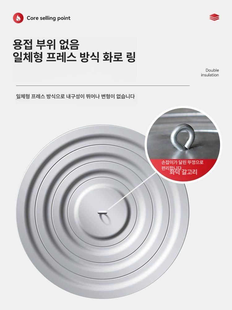 가마솥 화덕 아궁이 무쇠난로 장작화덕 스토브 농막 전원주택 화목난로 - 상세 이미지 4