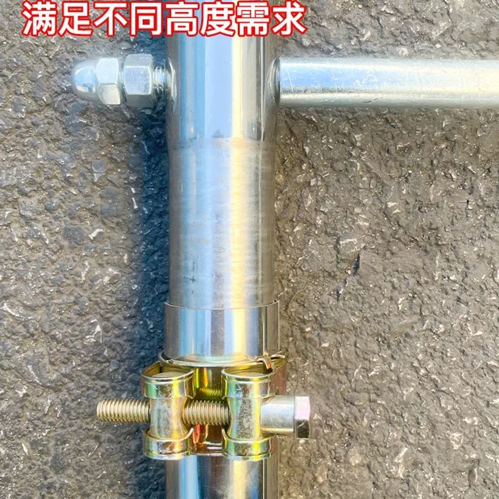 스테인리스 넉가래 바퀴 청소용 제설삽 바퀴달린 대행 스틸 - 상세 이미지 4