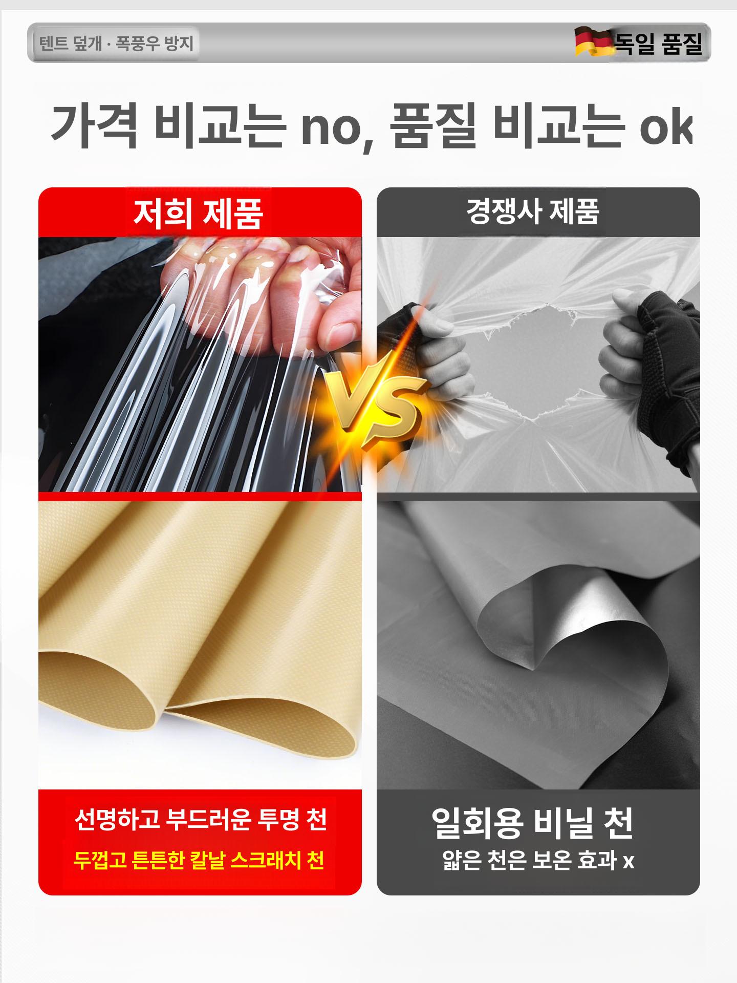 포장마차 방수 바람막이 야외 행사 대형 주차장 이동식 베이지옐로우 상하 A 맞춤 제작 - 상세 이미지 4
