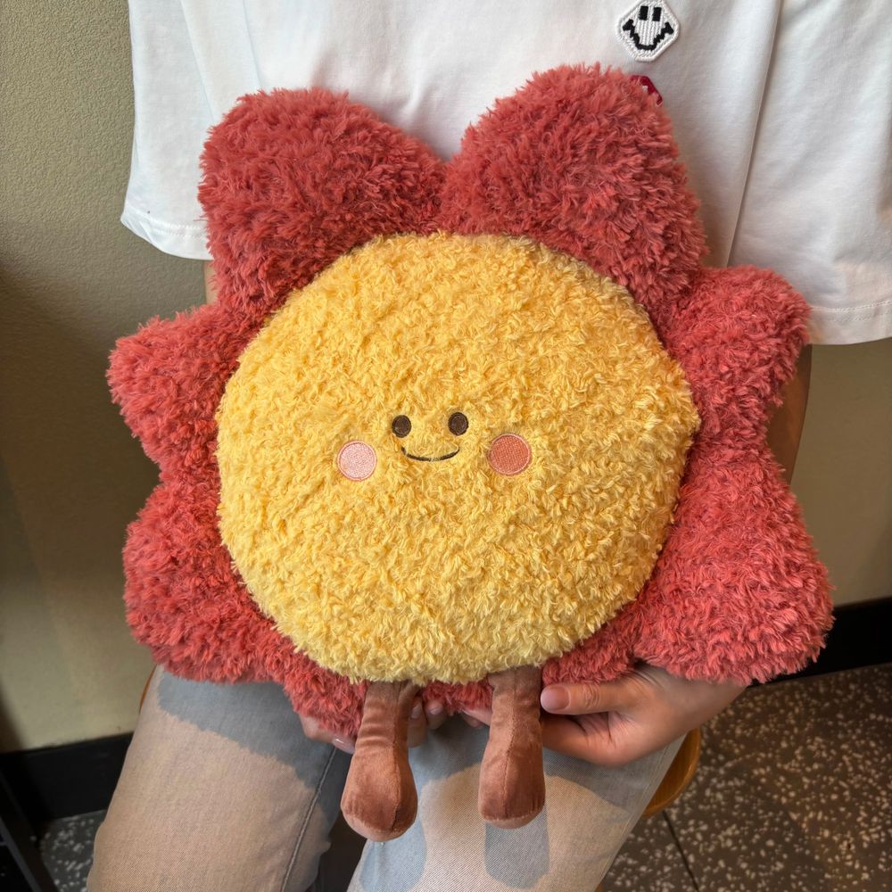 유니크한 감성 햇님 달 귀여운 별 인형 선물 쿠션 구름 A. 화이트 클라우드 45x35cm - 상세 이미지 2