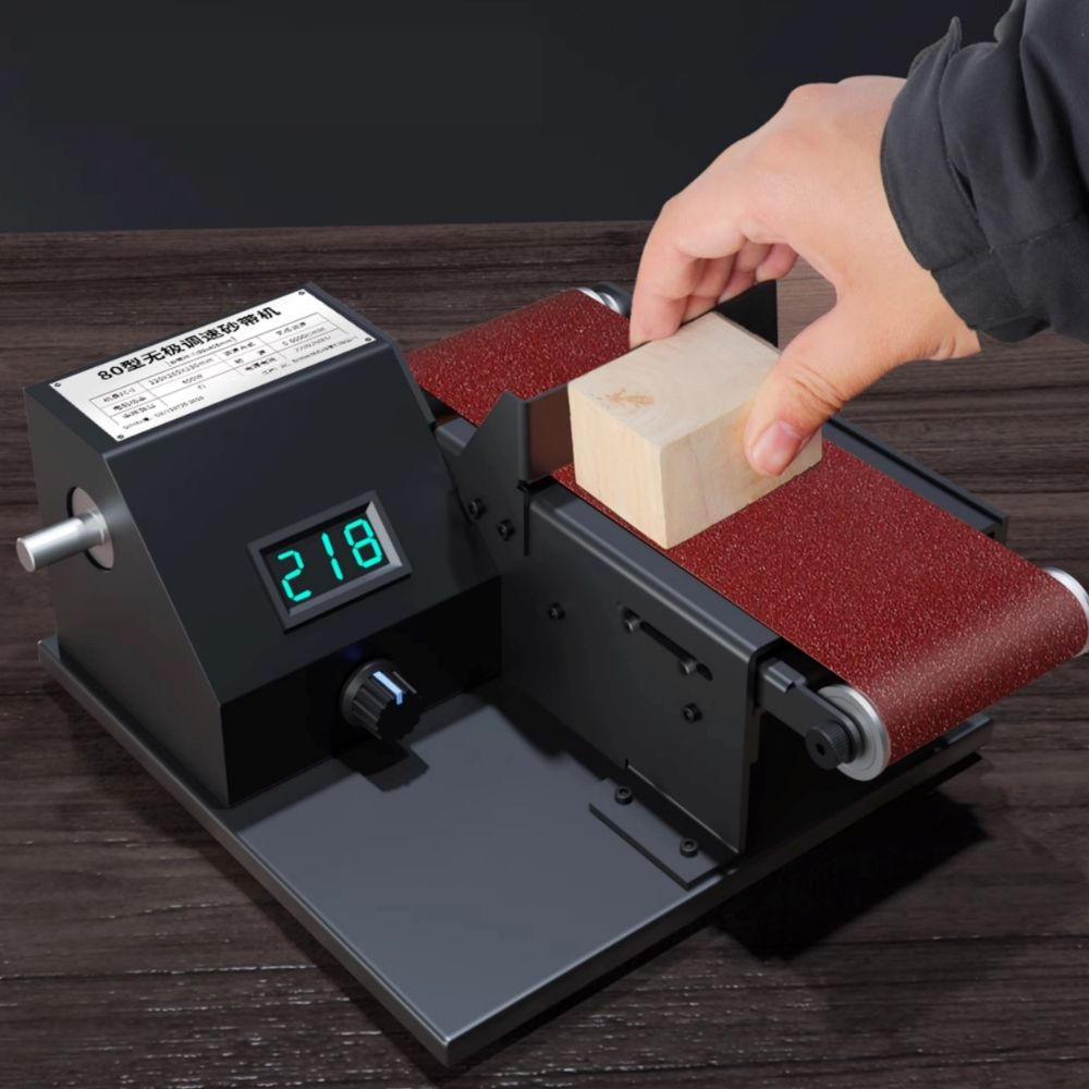 각도조절 탁상 그라인더 80MM (풀세트) 폭 벨트샌딩 A. 800W80mm 벨트샌더 표준 - 상품 이미지
