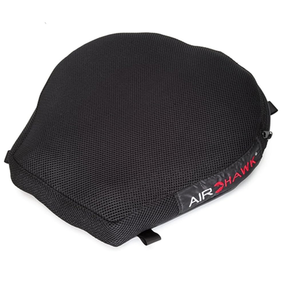 Airhawk 35.6cm x 35.6cm(14인치 14인치) 스트랩 - 포함 메시 멀티 미디엄 오토바이 쿠션 휴대용 주입식 패드, 셀 크루저 시트 공기 에어 커버 경량 - 상품 이미지