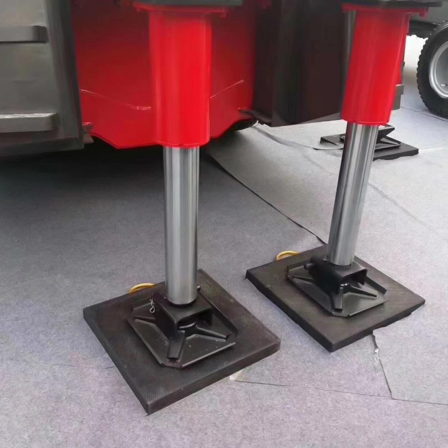 크레인 받침대 아웃트리거 스카이차 바닥판 보호 유압 400 크레인 400x50mm 5 10t - 상세 이미지 4