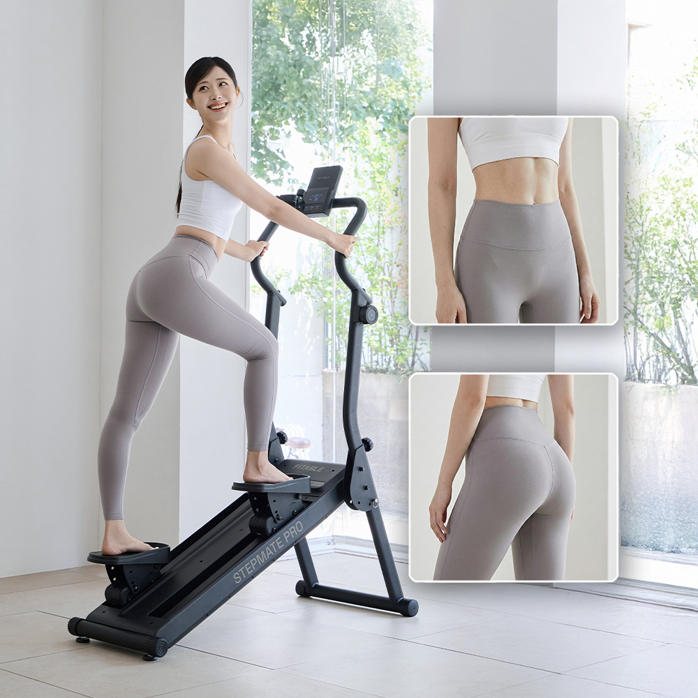 핏에이블 강도조절 가정용 천국의계단 스텝메이트 프로 스텝밀 블랙 제품 이미지