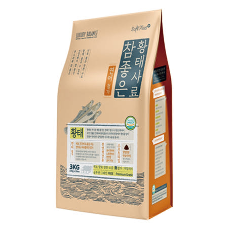 럭셔리 발란스 참좋은 황태사료 연어 3Kg 포메 사모예드 건강 간편급여 말티푸 비숑