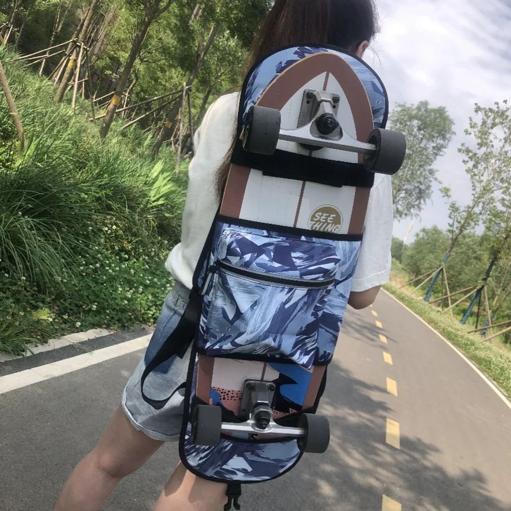 스케이트 보드 가방 크로스백 백팩 댄싱 롱보드 세트 휴대용 - 상세 이미지 4