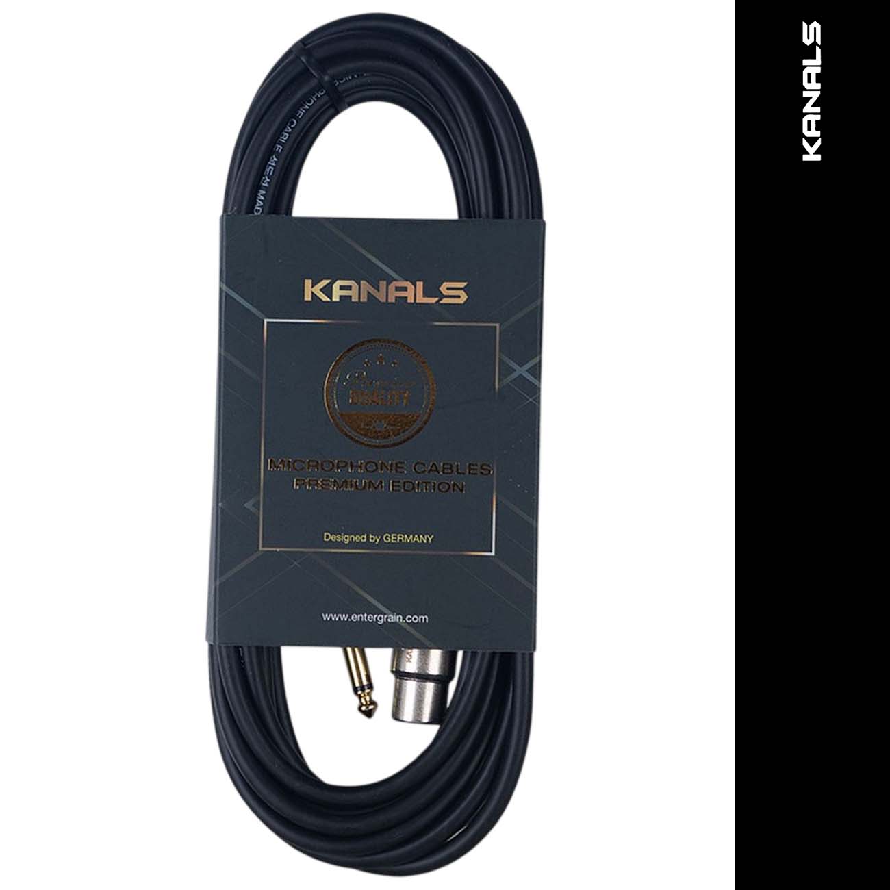 카날스 VCO-5 5m 유선 마이크 케이블 캐논 XLR-TS 55잭 석도선 잠금형 국산 - 상품 이미지