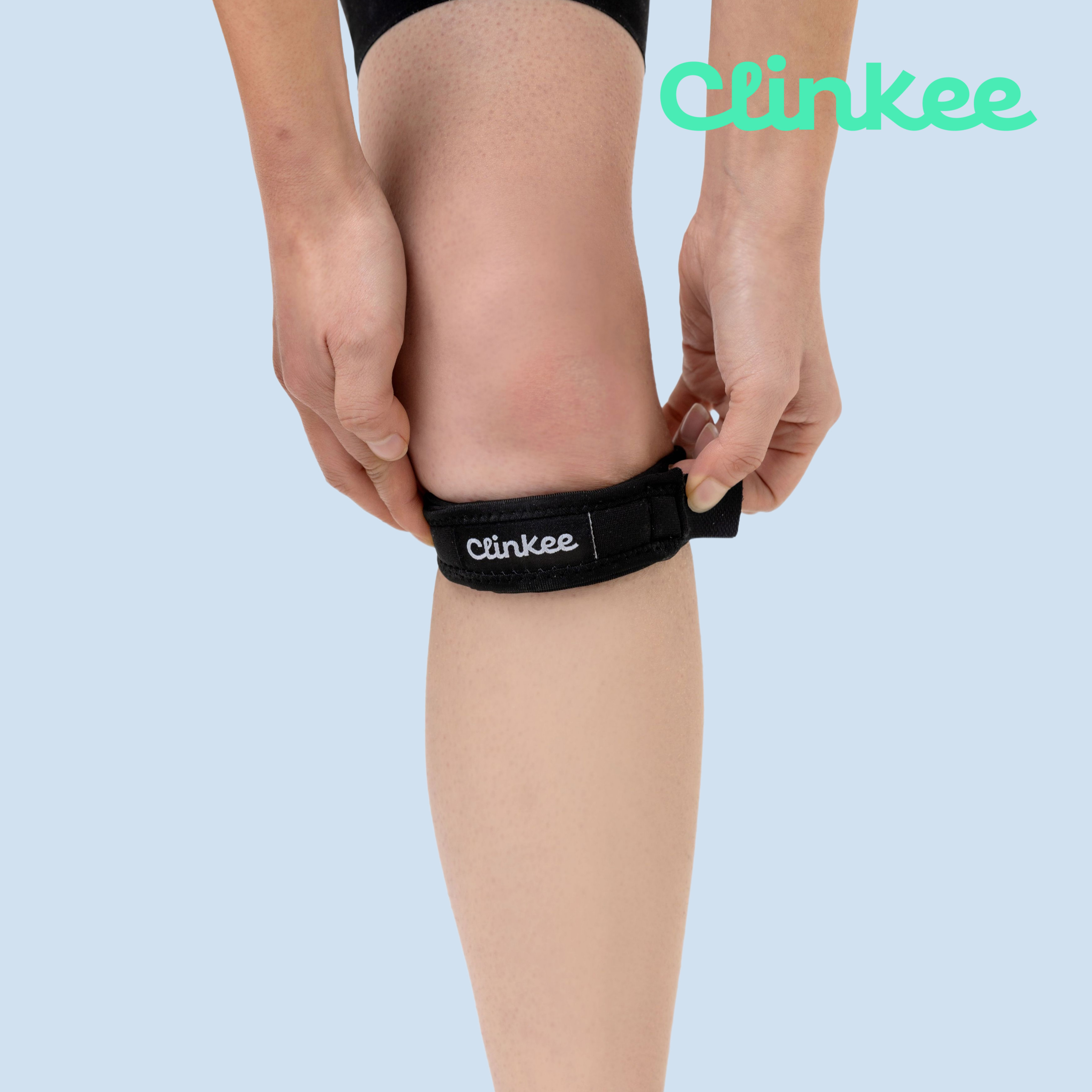 크링키 무릎보호대 러닝 슬개골 슬개건 연골 니슬리브 무릎밴드 배드민턴 크로스핏 마라톤 제품 이미지