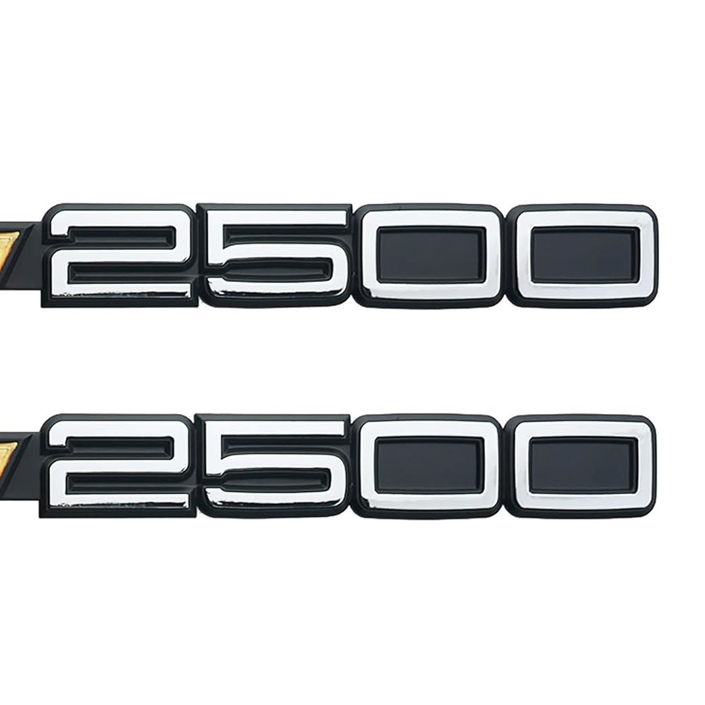 세트 1999-2006 2500 엠블럼 도어 15551234 3D 배지 명판 (옐로우) Yellow - 상품 이미지