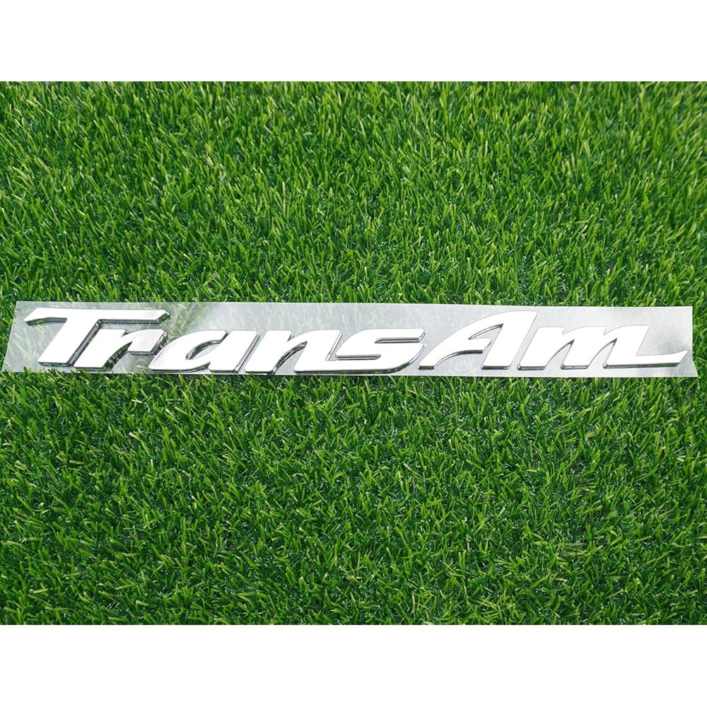2Pc 1993-2002 Trans Am Door Logo Replacement Nameplate for 3D Letters Badge (Chrome) Emblem Chrome - 상세 이미지 3