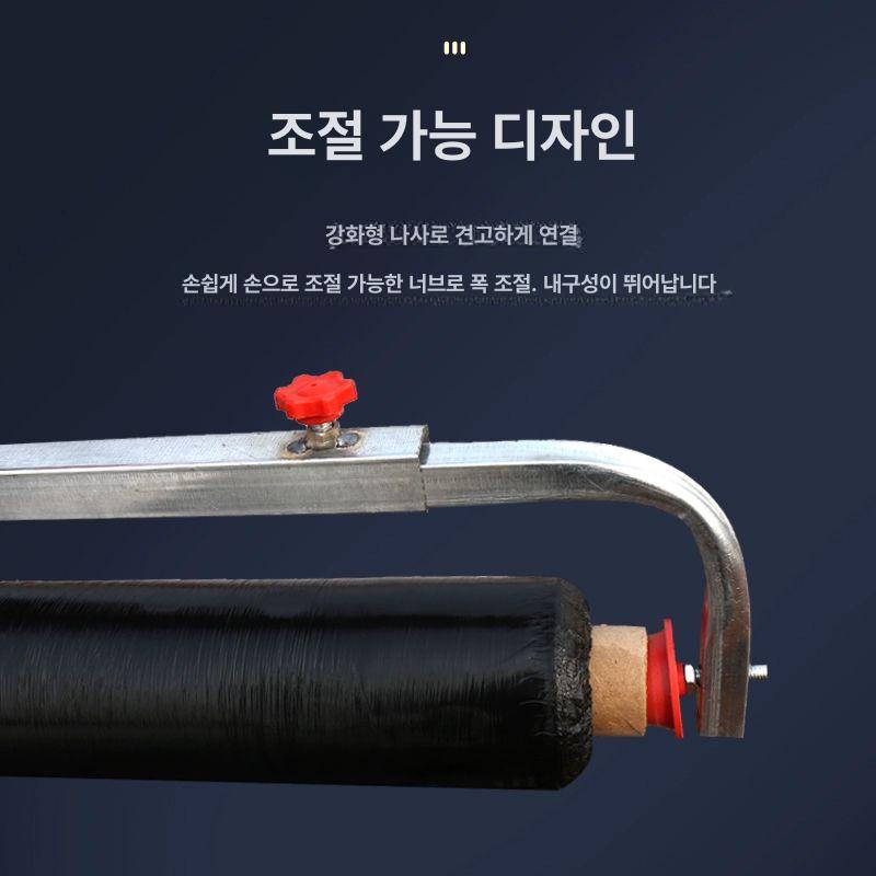 비닐멀칭기 농업용 피복기 무동력비닐피복기 기계 텃밭 손수레 농사 조절 덮기 씌우는 - 상세 이미지 3