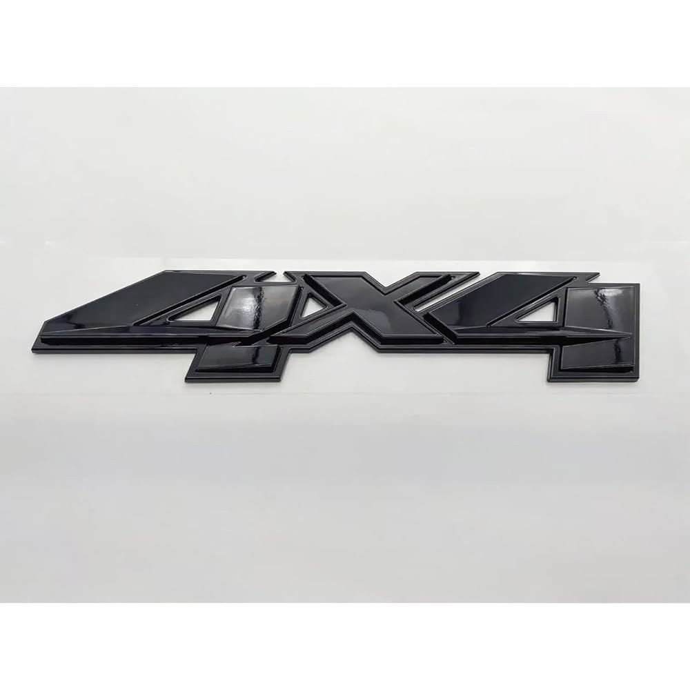 1PC Fender Rear 4x4 Emblem for Colorado Sierra HD Badge Letter Black) Decal Nameplate (Gloss 2500 15 - 상품 이미지