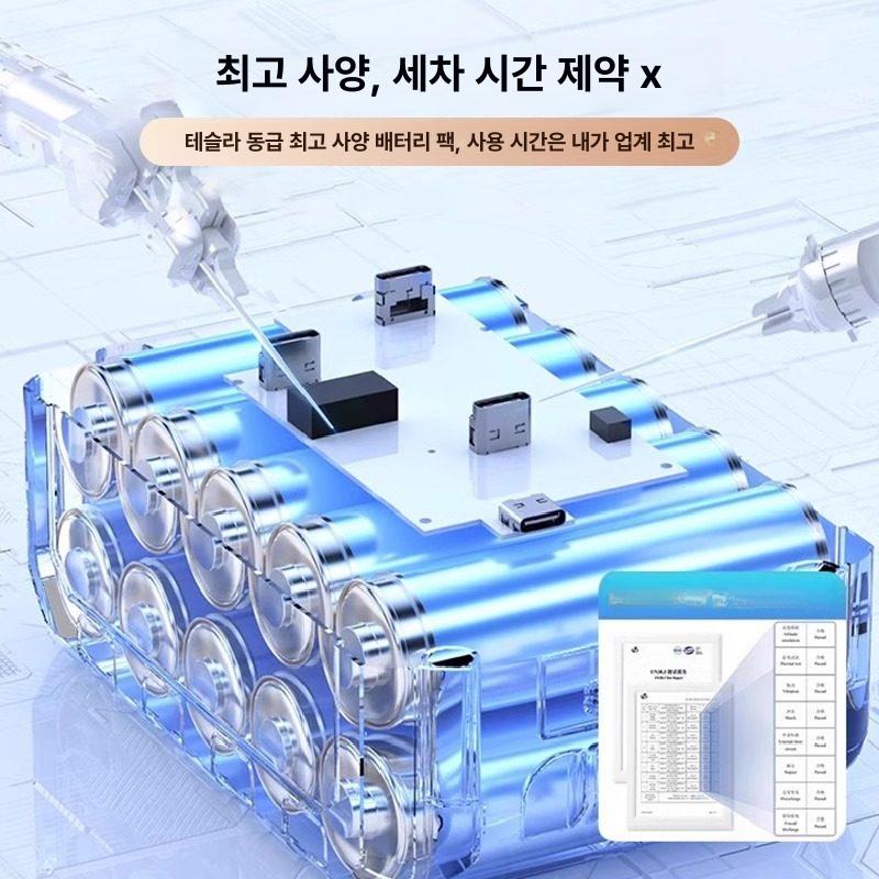 고압 세차 프레스 무선 자동차 세척기 베어툴 분무기 식 강력 충전 배터리 - 상세 이미지 3