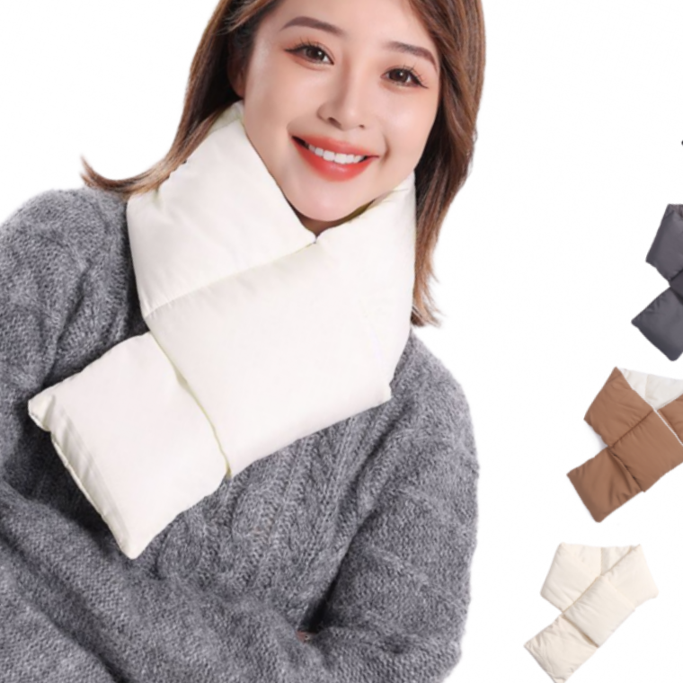 패딩 목도리 남녀공용 방한 머플러 경량 넥워머 겨울 패딩목도리 - 상품 이미지