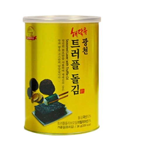 깡통김 선물세트 광천김캔 고급 명절 쇼핑백포함 8개입, 1개 - 상세 이미지 3