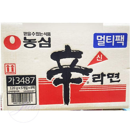 대건 신라면 멀티 40봉 업소용라면 봉지라면박스