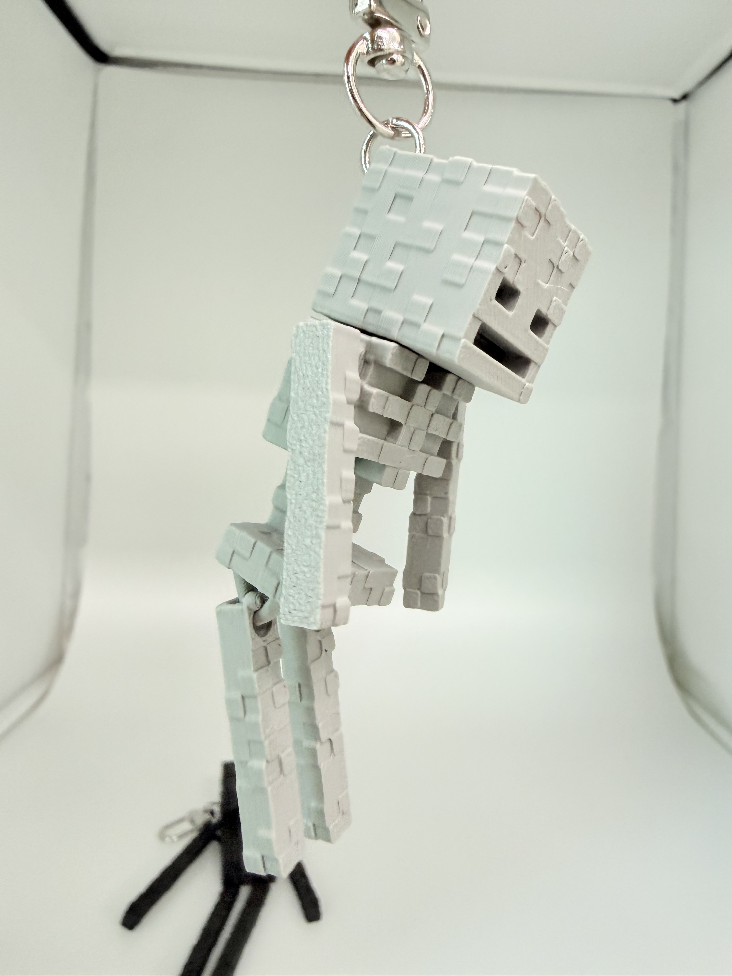 스켈레톤 엔더맨 캐릭터 열쇠고리 마인크래프트 키링 하이유픽 - 상세 이미지 5