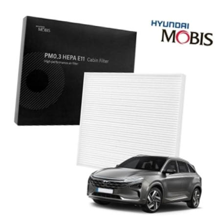 차량히터필터 PM0.3 헤파 에어컨필터 넥쏘(수소차)