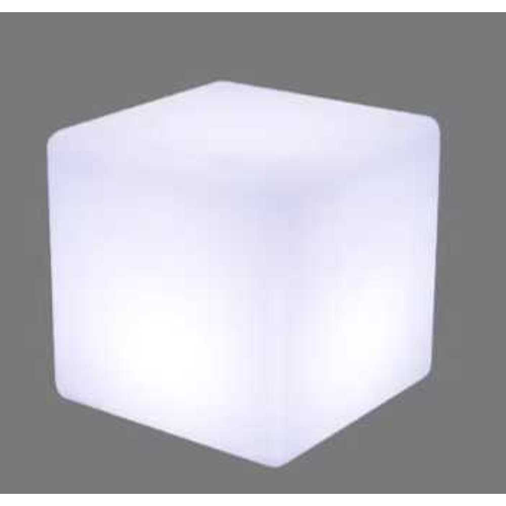 LED 큐브 의자 정원 스툴 인테리어 컬러 호텔 테이블 전선 연결 30cm - 상품 이미지
