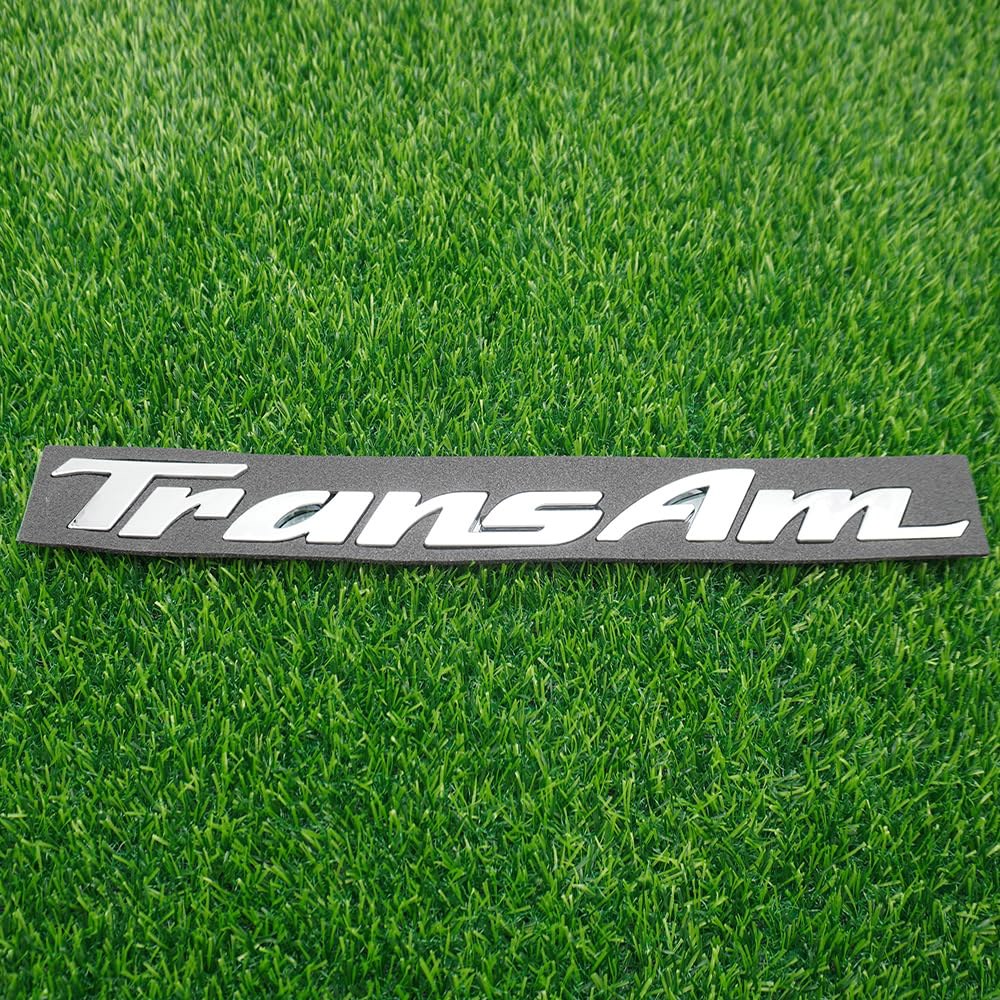 2Pc 1993-2002 Trans Am Door Logo Replacement Nameplate for 3D Letters Badge (Chrome) Emblem Chrome - 상세 이미지 2