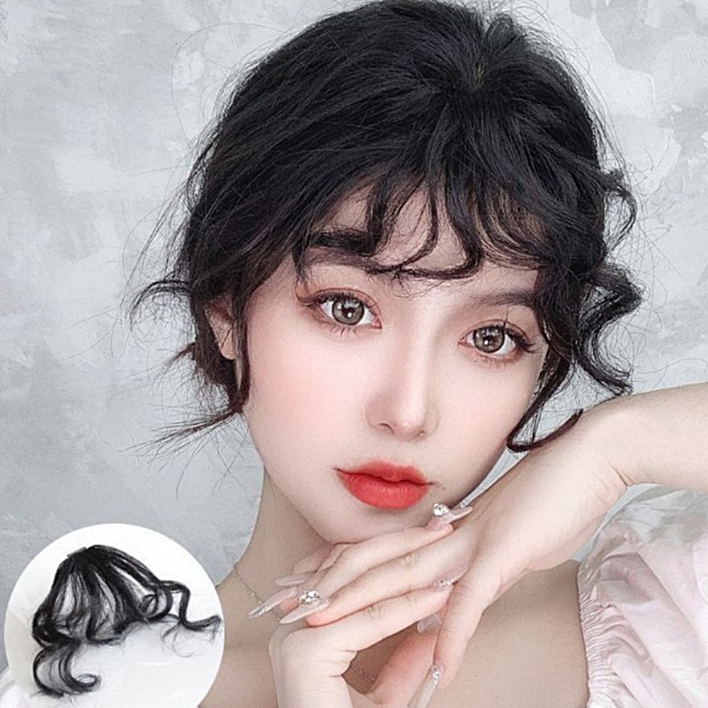 시스루 앞머리 부분가발 자연스러운 웨이브 10~15cm 여성 박대표마켓 - 상세 이미지 5