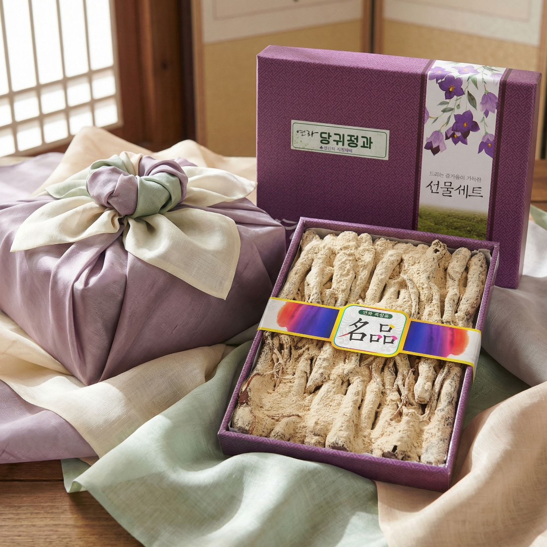 국산 수제 당귀정과 1kg 연화식품 부모님 명절 상견례선물세트 - 상품 이미지