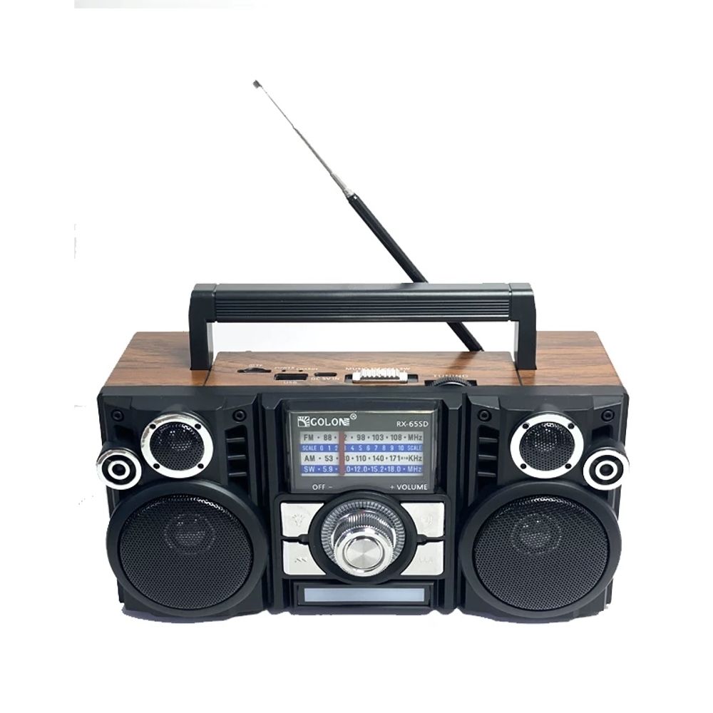 아날로그 레트로 라디오 빈티지 스피커 FM 휴대용 투스 충전식 이미지 6