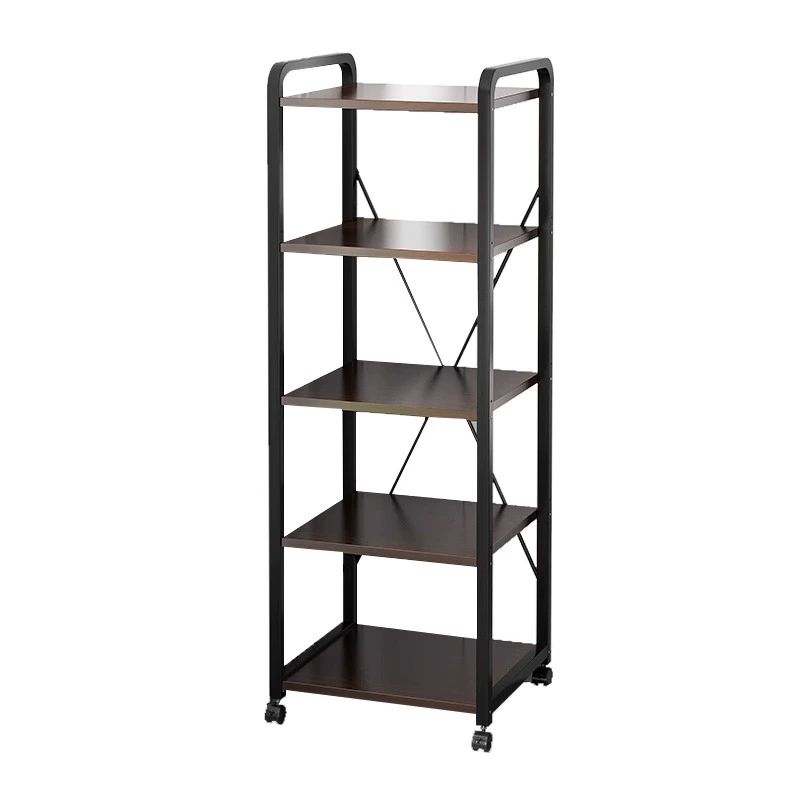 철제 수납선반 조립식 리빙 선반장 책선반 수납장 팬트리 와일드오크 37 x 36x139cm 5단 - 상세 이미지 5