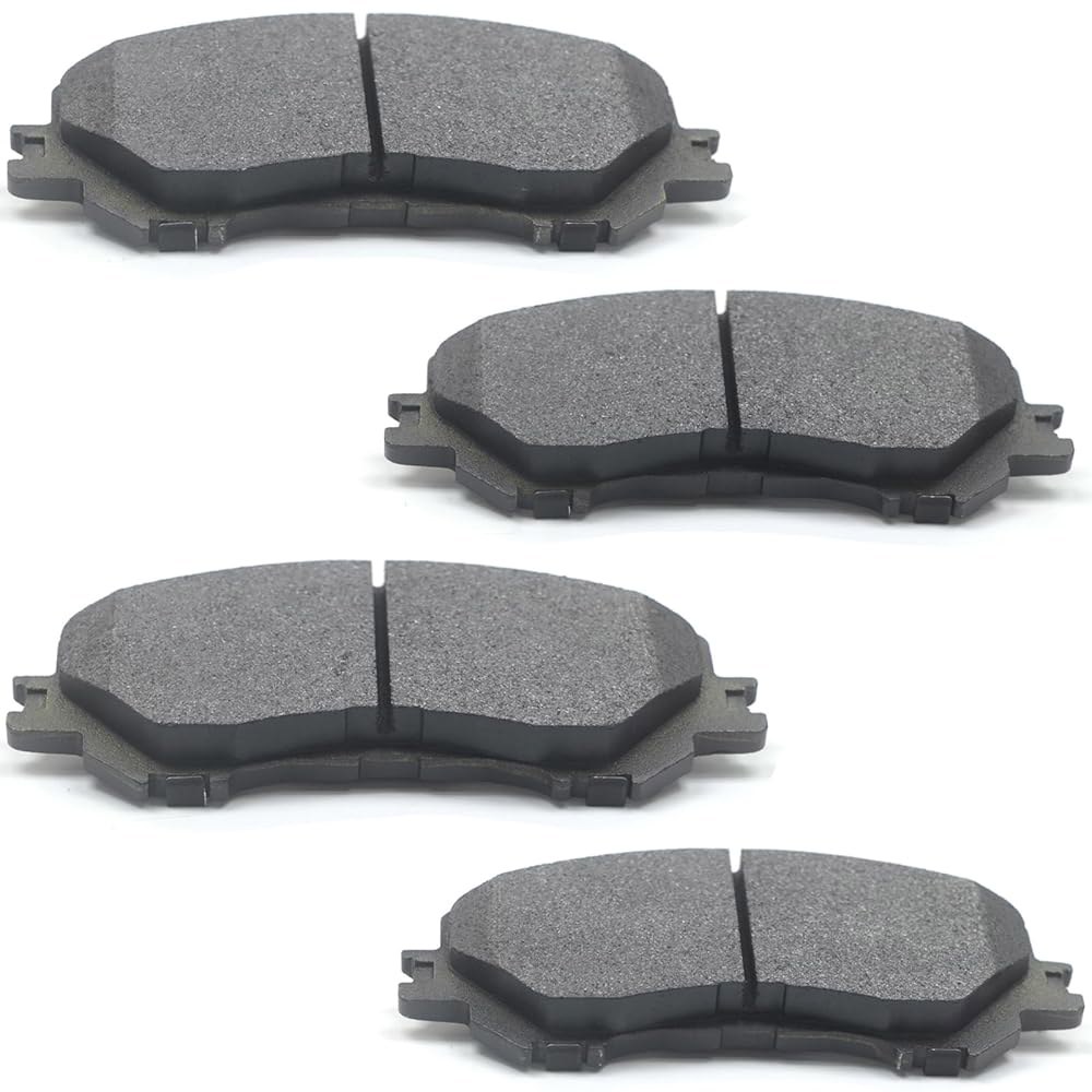 GuuYebe 프론트 브레이크 패드 키트, 2열 D1737 시트, 닛산 로그 2014-2019 1737 D905 Brake Pads Rear - 상품 이미지