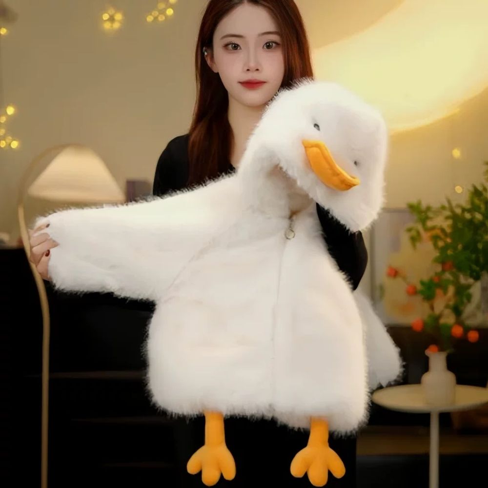 겨울 퍼자켓 귀여운 외투 방한 아동 후 A. 노란색 오리 새끼 재고 있음., A. 80야드 - 상세 이미지 5