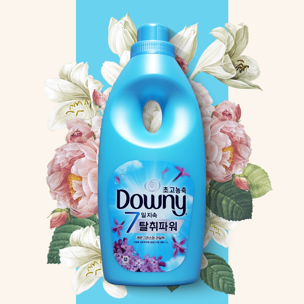 다우니 레몬그라스 라일락 섬유유연제 초고농축 탈취파워 1L 대용량 향좋은 향기좋은 - 상품 이미지