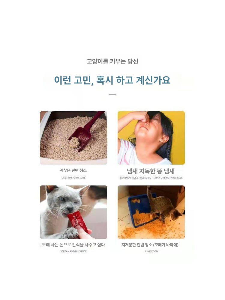 고양이 배변기 가정용 반려묘 배변 좌변기 훈련 훈련키트 블루 내부 트레이 포함 1개 B - 상세 이미지 3