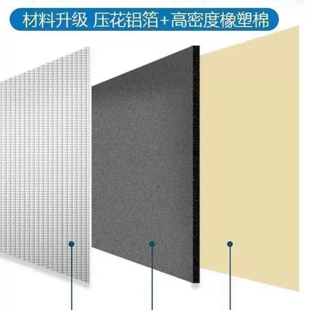 내열 단열재 절연 은박 보온재 A. Bla 5mm 자수 알루미늄 호일 후면 5 평방 미터 이미지 6