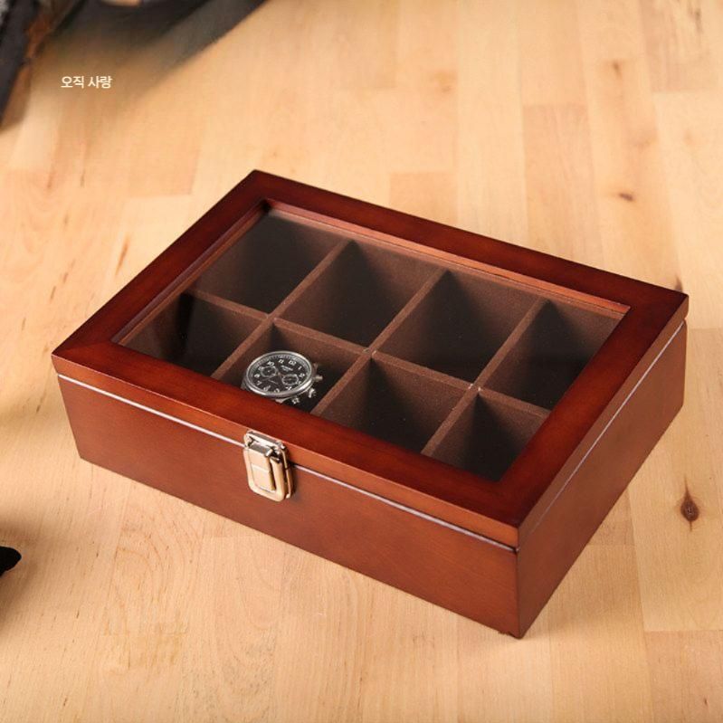 시계보관함 거치대 손목시계 와치 손목워치 월넛 와인더 워치와인더 정리함 - 상세 이미지 2