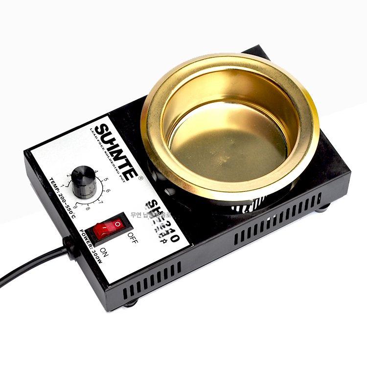 소형 디핑기 용접 인두 주석 탬퍼링 납솥 주석로 티타늄 80mm - 상품 이미지