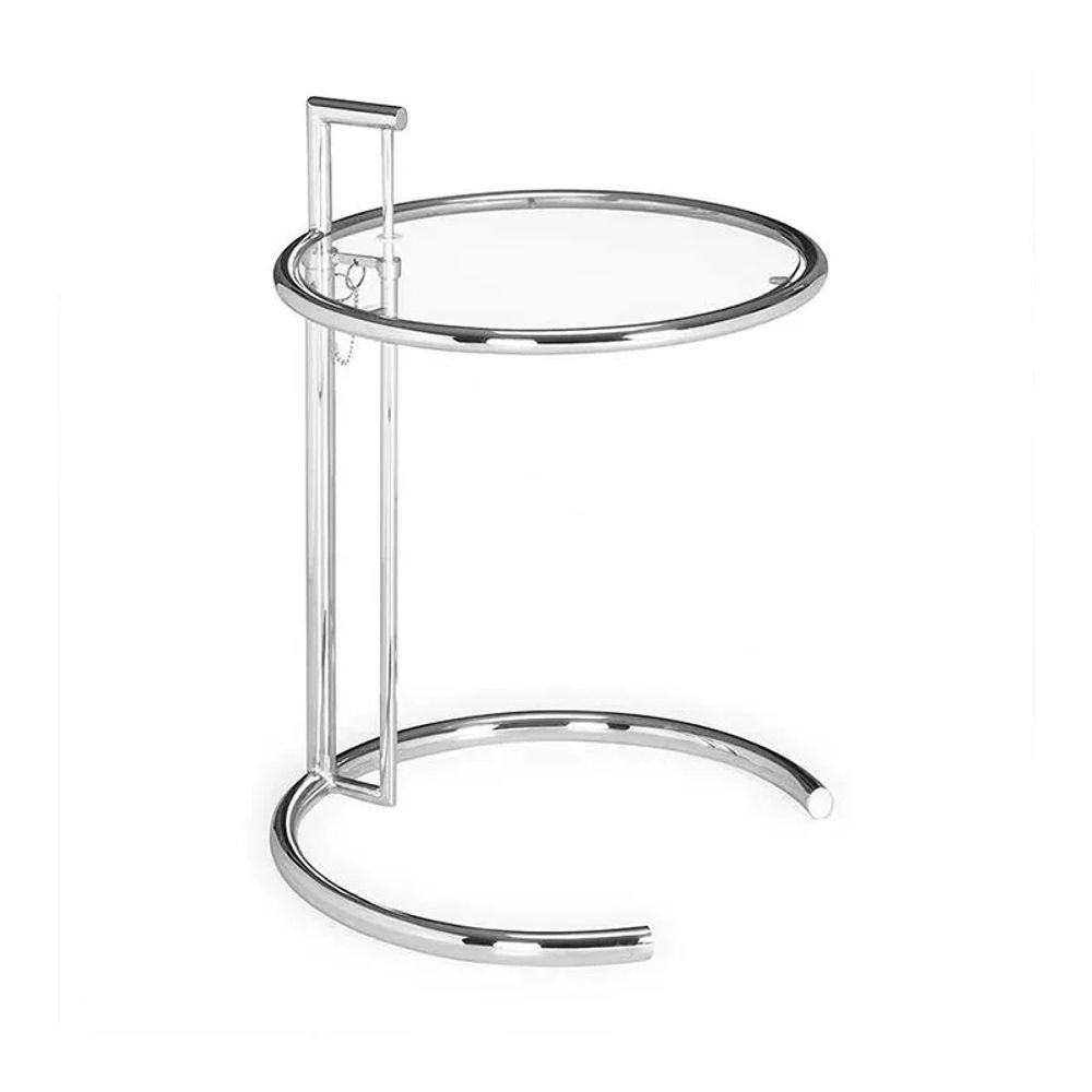 사이드 테이블 커피 모던 스틸 소파 스 A. 투명 강화 유리로 된 들어 올리는 커피 테이블 - 상품 이미지