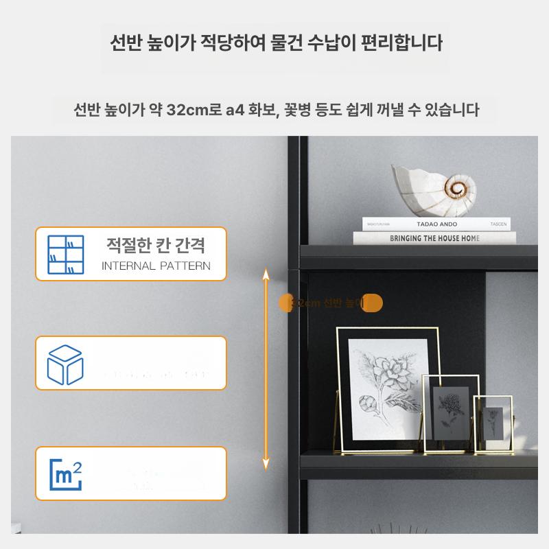 상장 진열장 트로피장 블랙 선반 진열대 감사패 거실장 단일캐비닛 블랙 120cm - 상세 이미지 3
