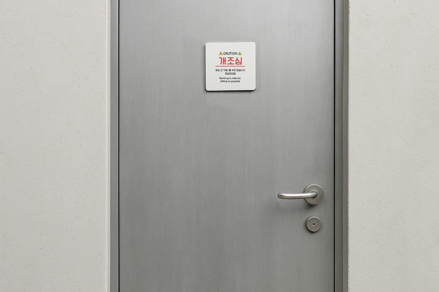 개조심 경고 주의 안내판 192 100x100 - 상세 이미지 2