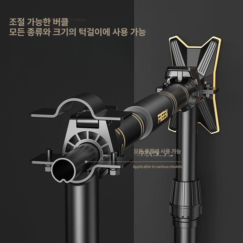 철봉 풀업바 실내 턱걸이 복도용 문틀용 홈트 간이 야외 고급형 + 체조 링 포함 70 95cm - 상세 이미지 2