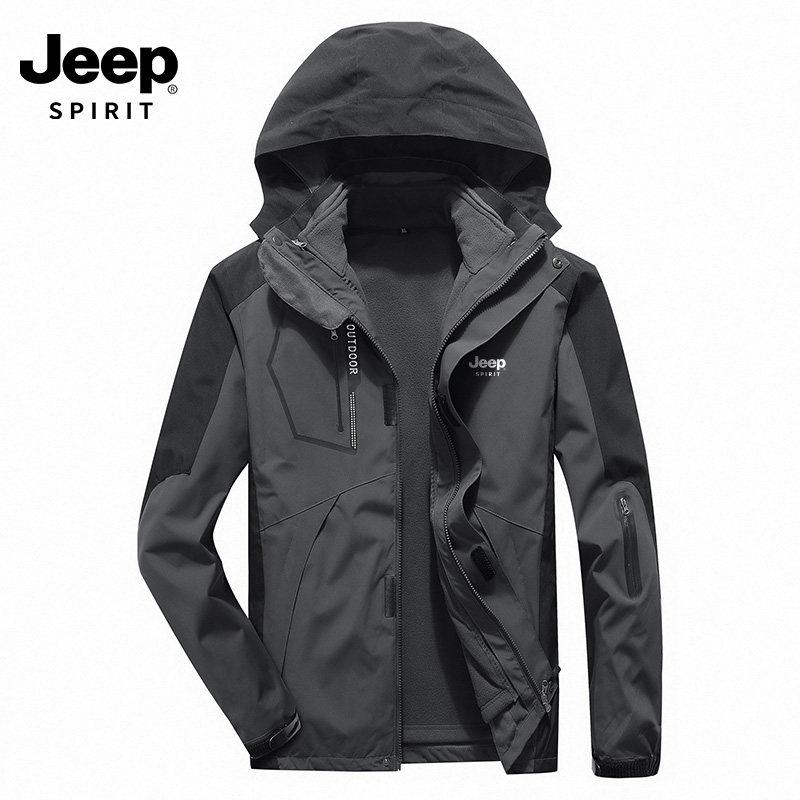 JEEP 3in1 탈부착 바람막이 등산 자켓 방한 점퍼 - 상품 이미지