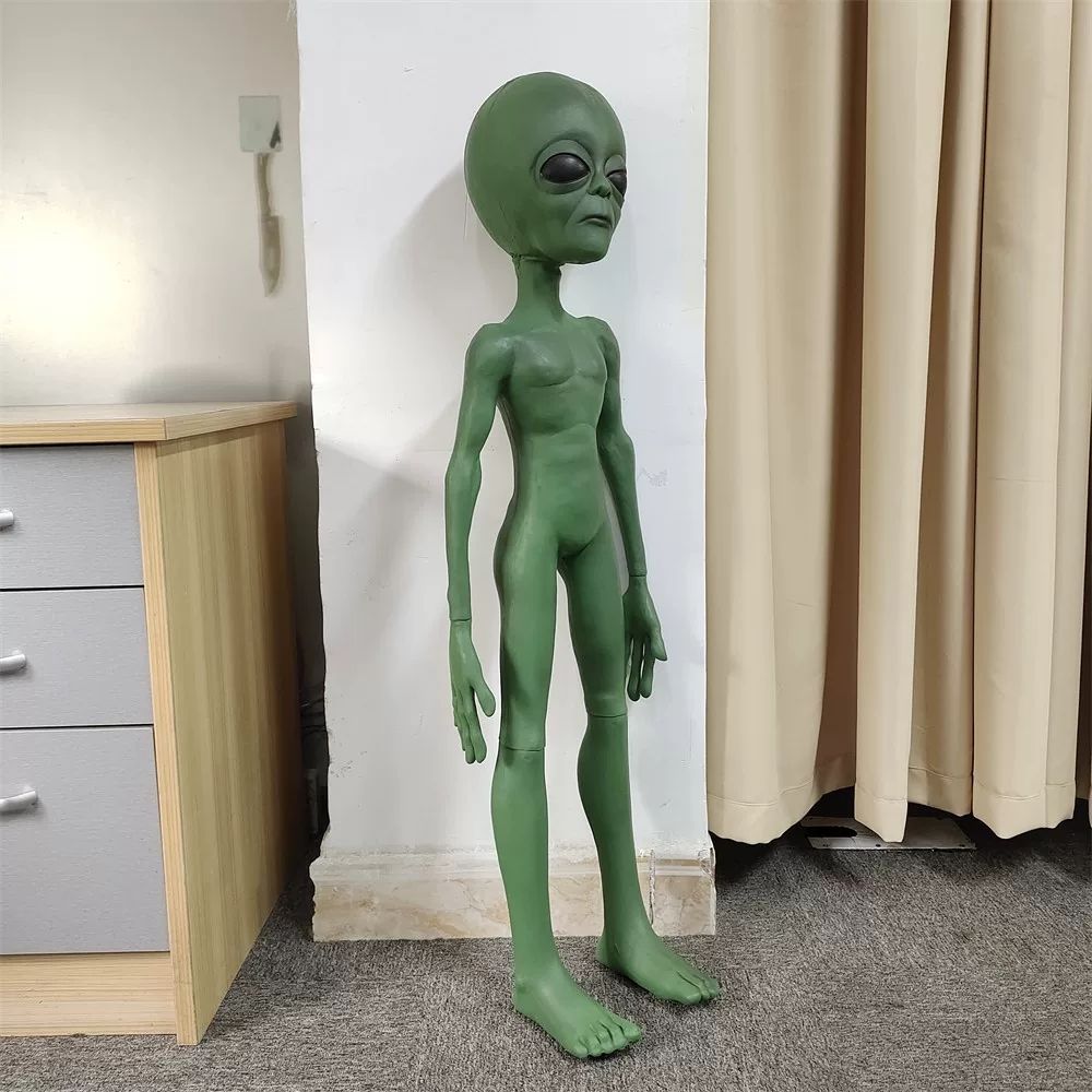 외계인 모형 영화소품 외계인 2m 장 모델 우주인 할로윈 A. 높이 2미터 UFO모형 녹색 - 상세 이미지 5