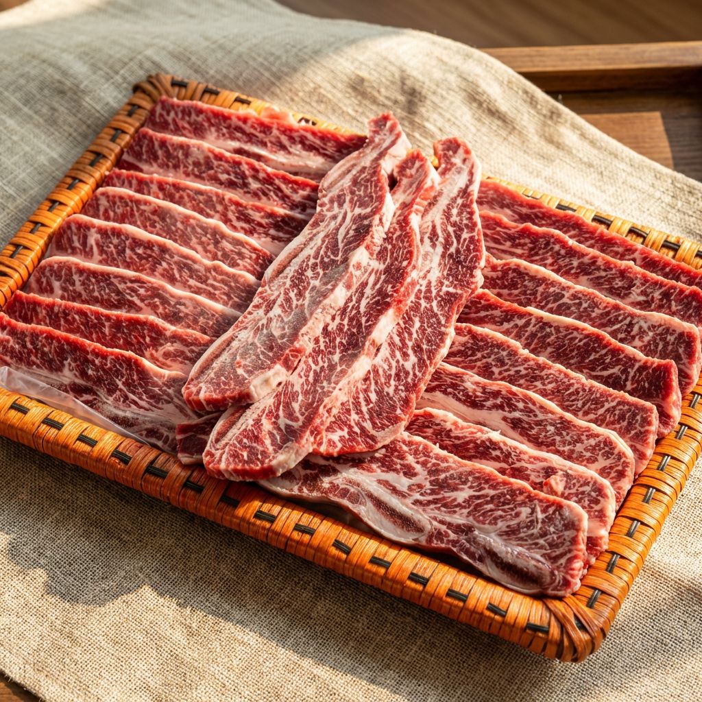 소갈비 선물세트 블랙앵거스 LA갈비 고르는법 선물 추천