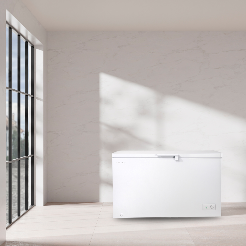 쿠잉 냉동고 FR-400CW 미니 소형 가정용 원룸 다목적 음쓰