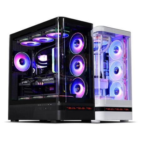 싸이번 Edge CV-Z9 바이오스 LCD (블랙) 미들타워 케이스