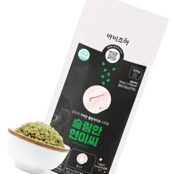 슬림한 현미씨 500g 체중관리 비만관리 위한 건강식단 현미 기능성표시쌀 - 상품 이미지