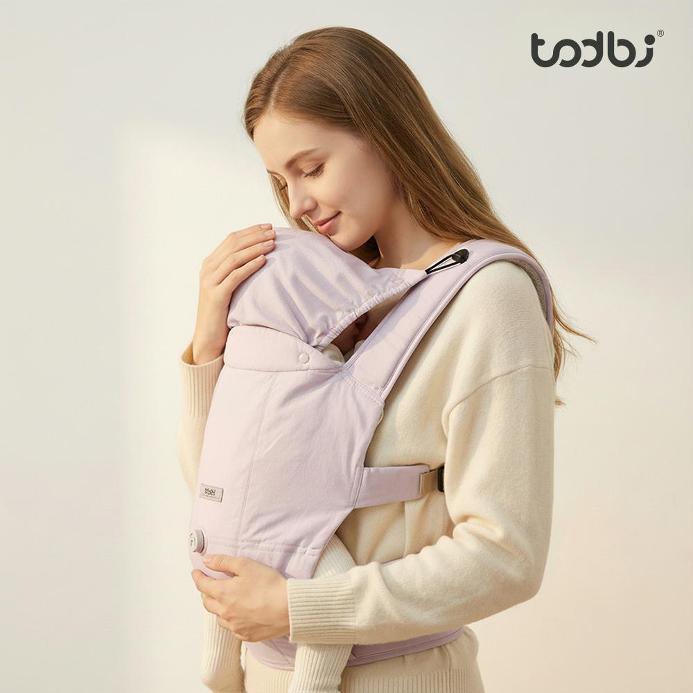 [토드비] 롤롤 다이얼 베이비 캐리어 아기띠 퍼플